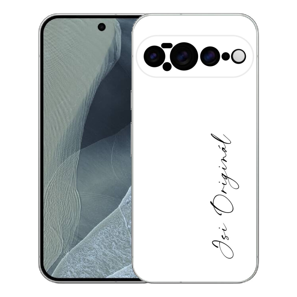 Gelový kryt mmCase na Google Pixel 11 Pro XL - jsi originál bílé pozadí