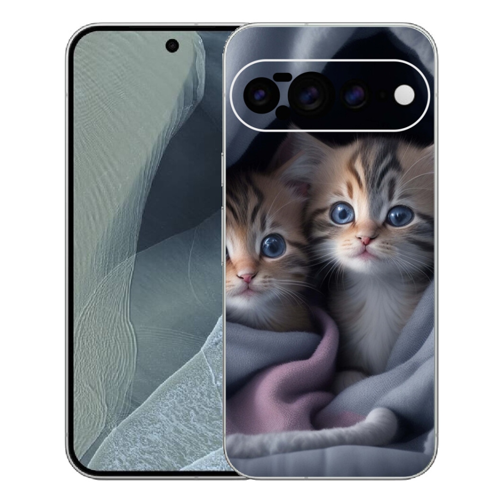 Gelový kryt mmCase na Google Pixel 11 Pro XL - kočičí duo 2