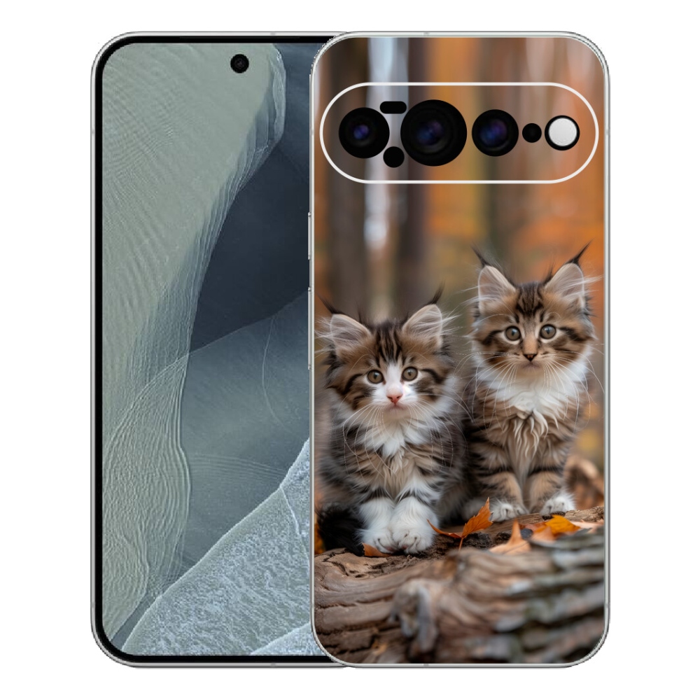 Gelový kryt mmCase na Google Pixel 11 Pro XL - kočičí duo 3