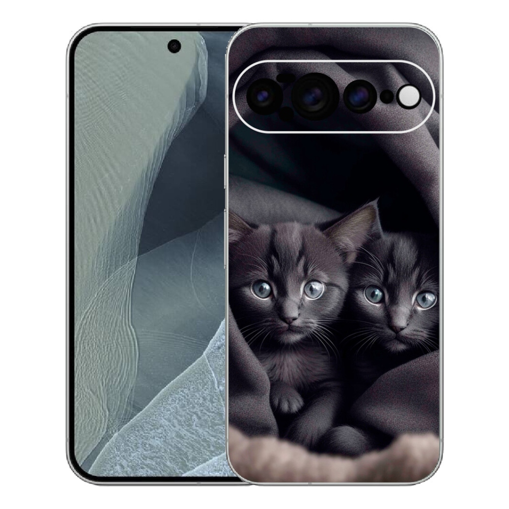 Gelový kryt mmCase na Google Pixel 11 Pro XL - kočičí duo