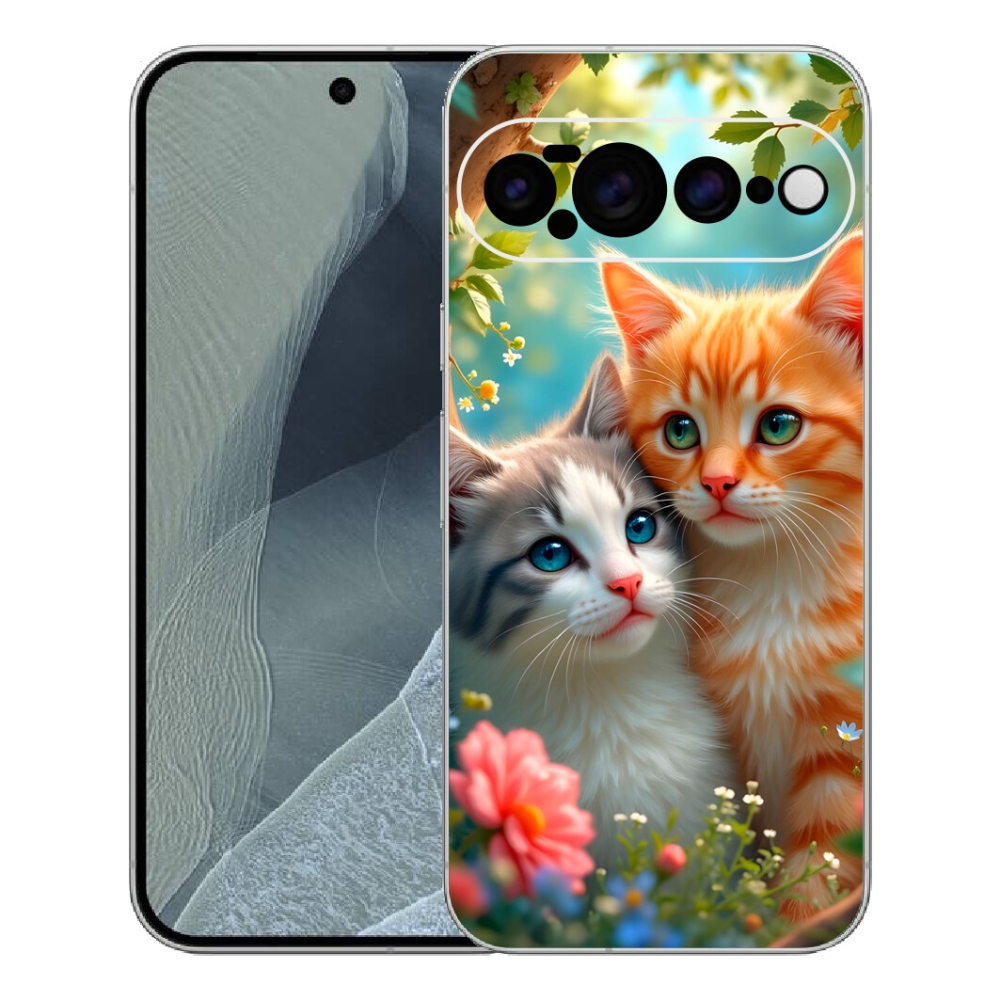 Gelový kryt mmCase na Google Pixel 11 Pro XL - kočičí láska 2
