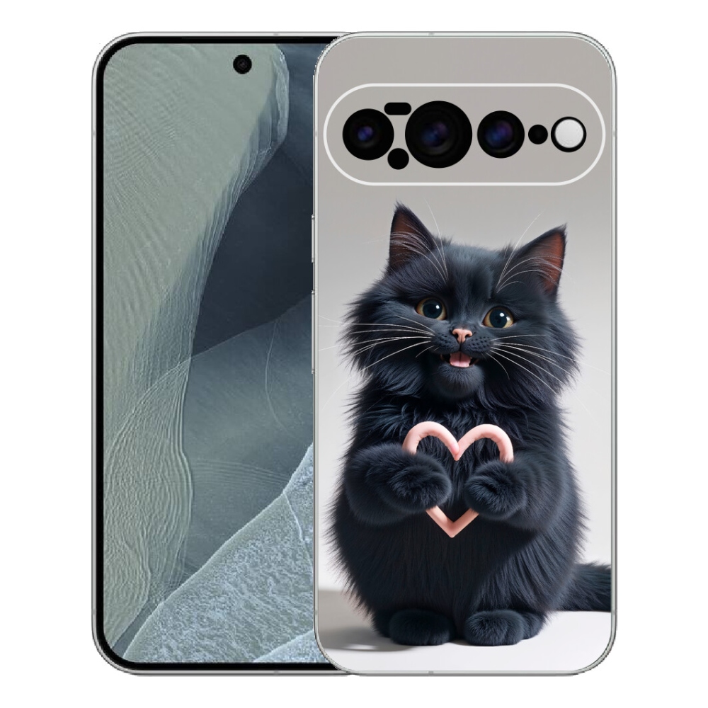 Gelový kryt mmCase na Google Pixel 11 Pro XL - kočičí láska 3