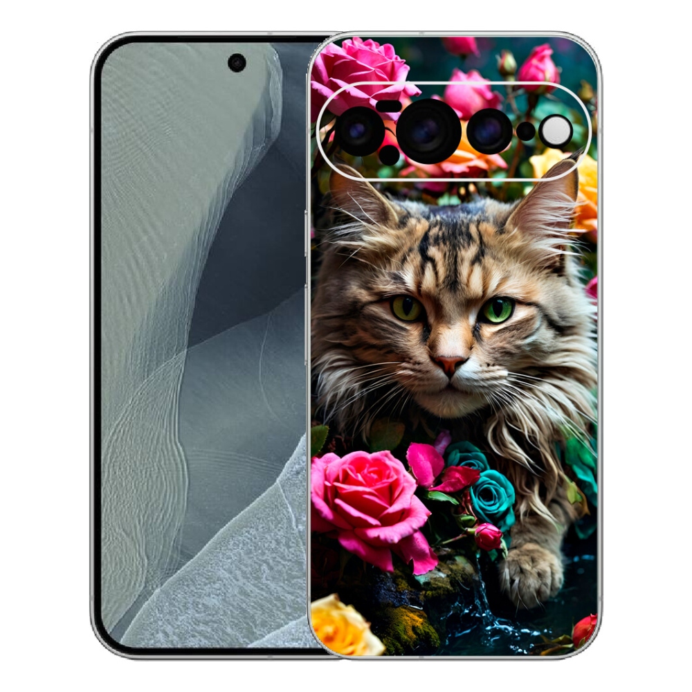 Gelový kryt mmCase na Google Pixel 11 Pro XL - kočíčí pohled 2