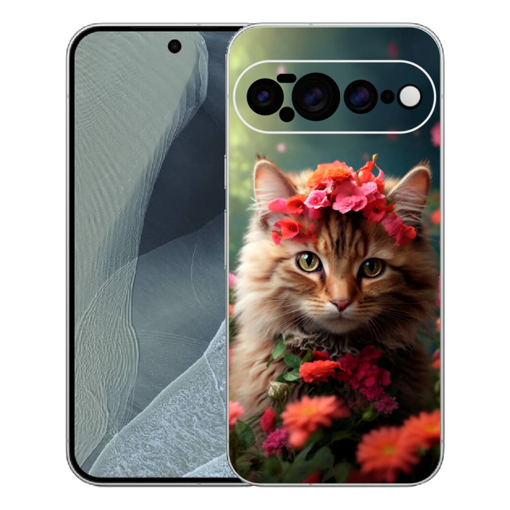 Gelový kryt mmCase na Google Pixel 11 Pro XL - kočíčí princezna