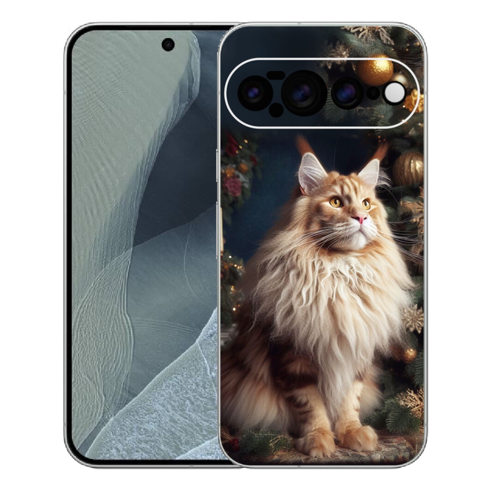 Gelový kryt mmCase na Google Pixel 11 Pro XL - kočka u stromku