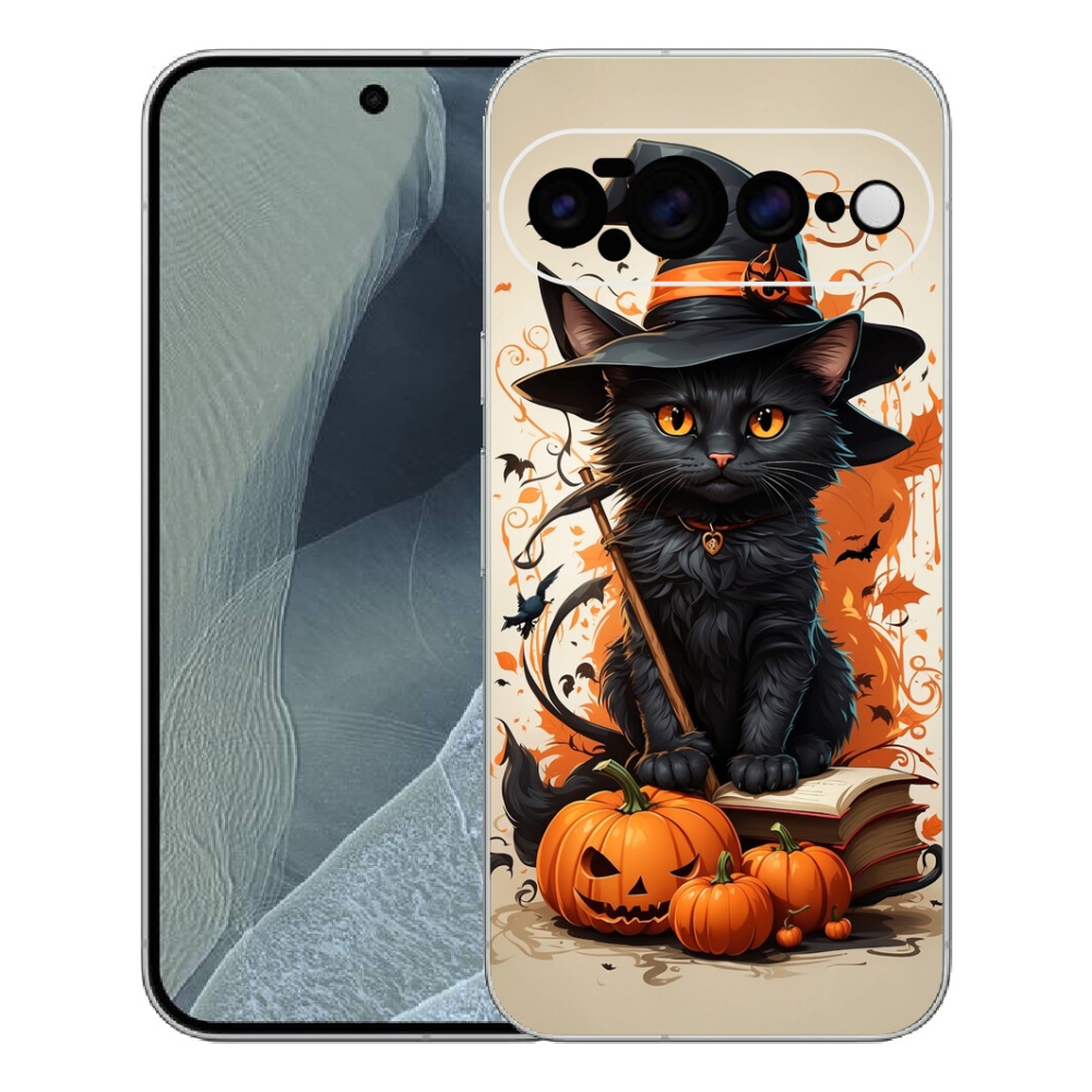 Gelový kryt mmCase na Google Pixel 11 Pro XL - kocour čaroděj