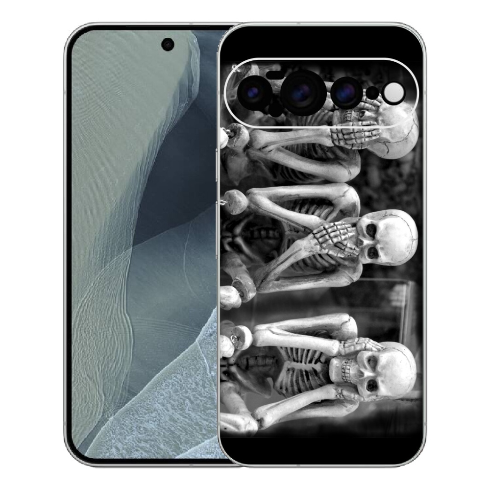 Gelový kryt mmCase na Google Pixel 11 Pro XL - kostlivci