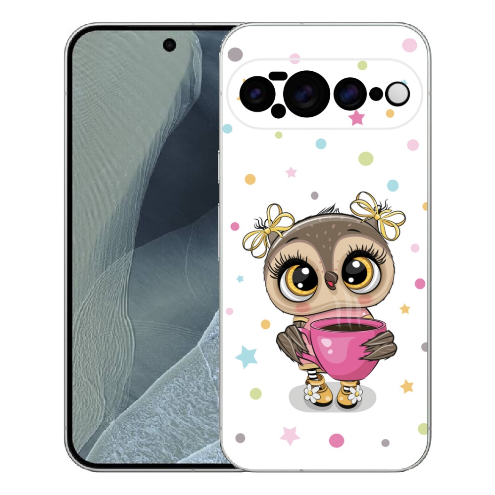 Gelový kryt mmCase na Google Pixel 11 Pro XL - kreslená sovička