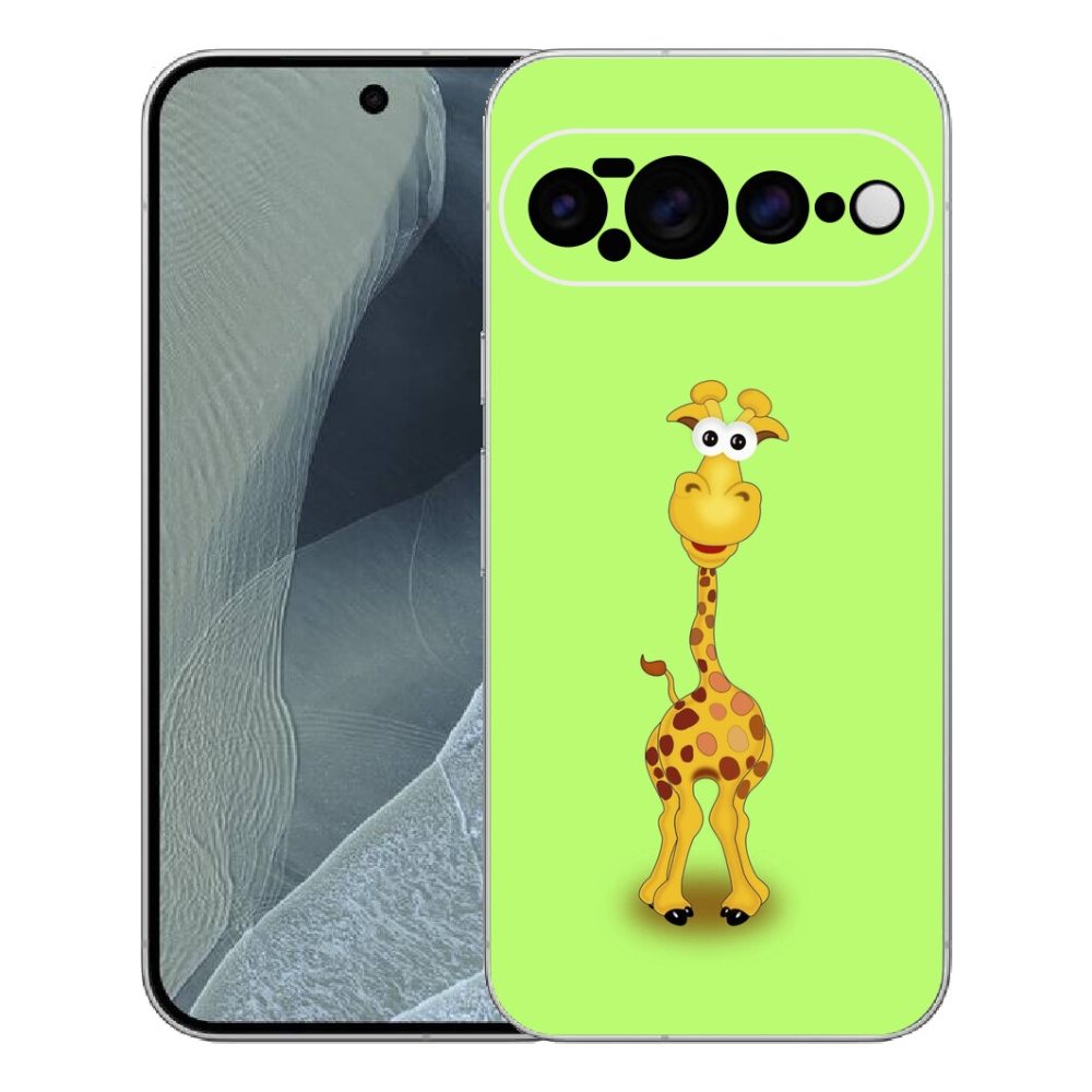Gelový kryt mmCase na Google Pixel 11 Pro XL - kreslená žirafa