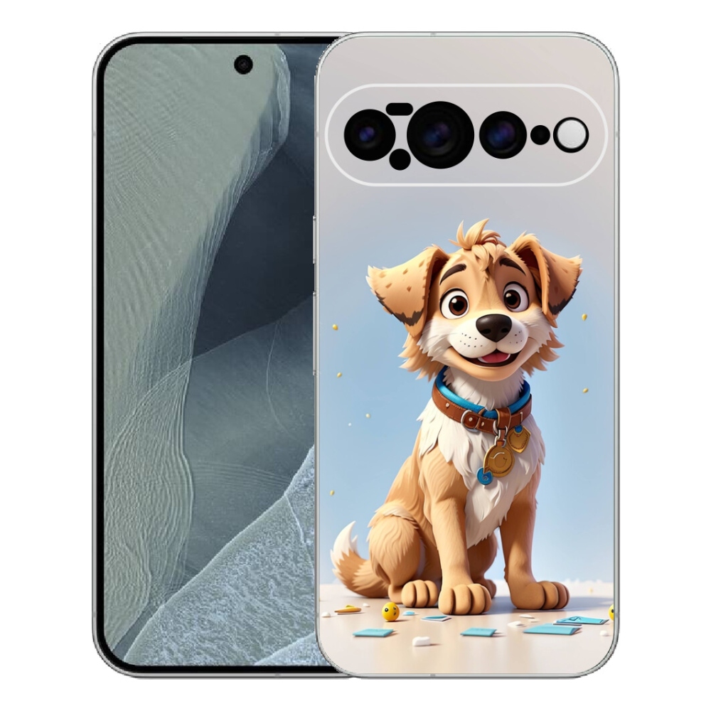 Gelový kryt mmCase na Google Pixel 11 Pro XL - kreslené štěně