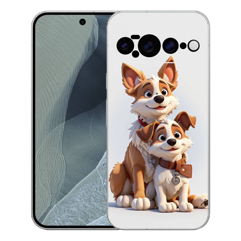 Gelový kryt mmCase na Google Pixel 11 Pro XL - kreslení psi