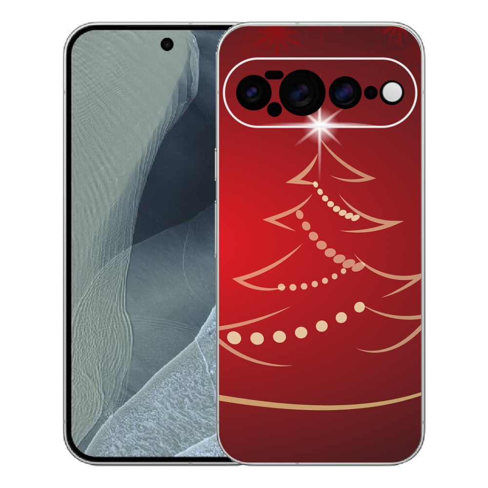 Gelový kryt mmCase na Google Pixel 11 Pro XL - kreslený vánoční stromek