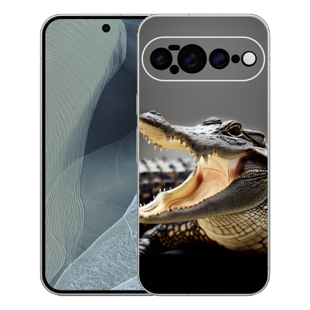 Gelový kryt mmCase na Google Pixel 11 Pro XL - krokodýl