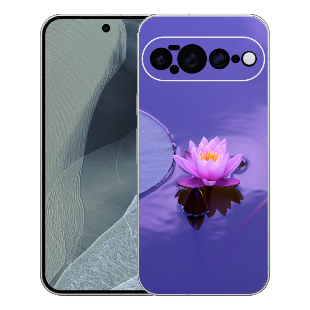 Gelový kryt mmCase na Google Pixel 11 Pro XL - květ na hladině