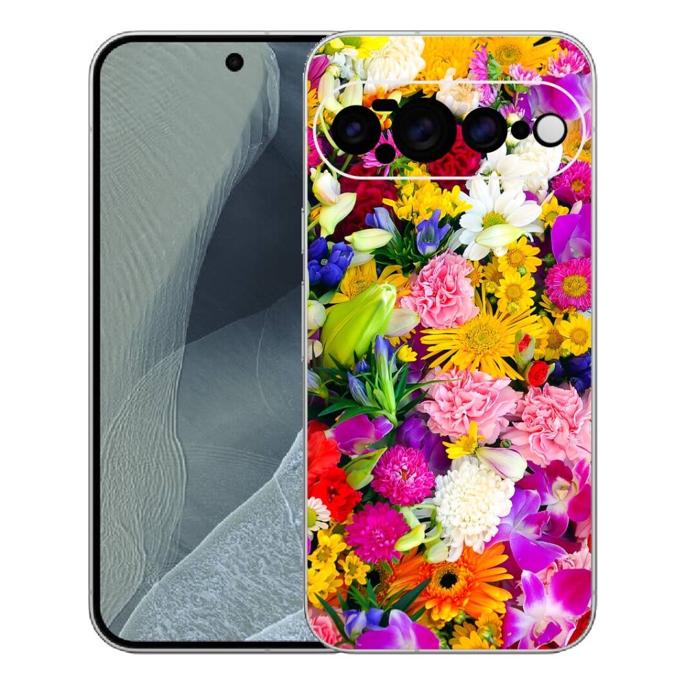 Gelový kryt mmCase na Google Pixel 11 Pro XL - květiny 12