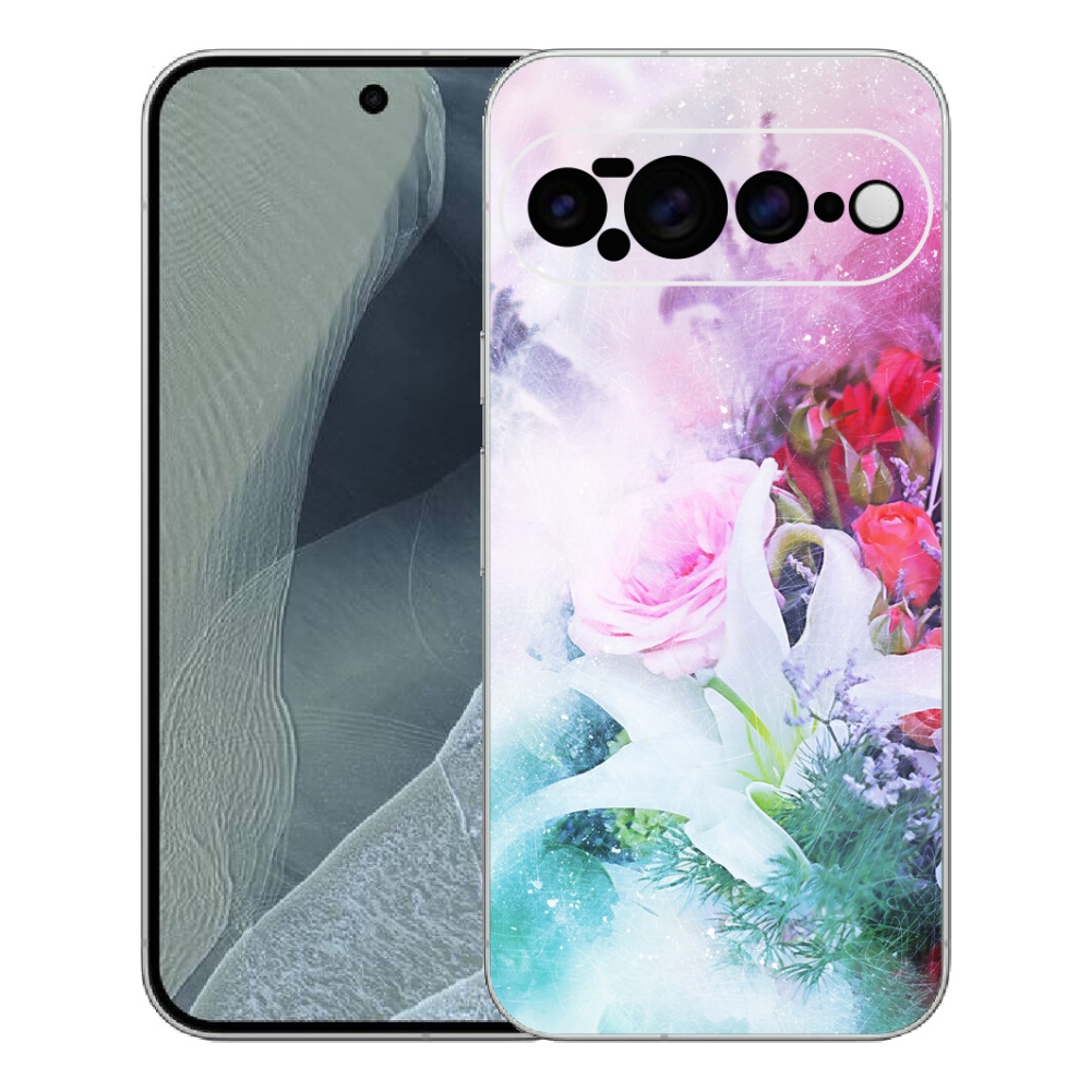 Gelový kryt mmCase na Google Pixel 11 Pro XL - květiny 4