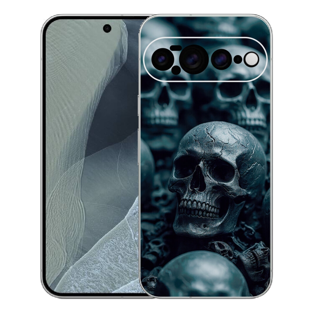 Gelový kryt mmCase na Google Pixel 11 Pro XL - lebka 2
