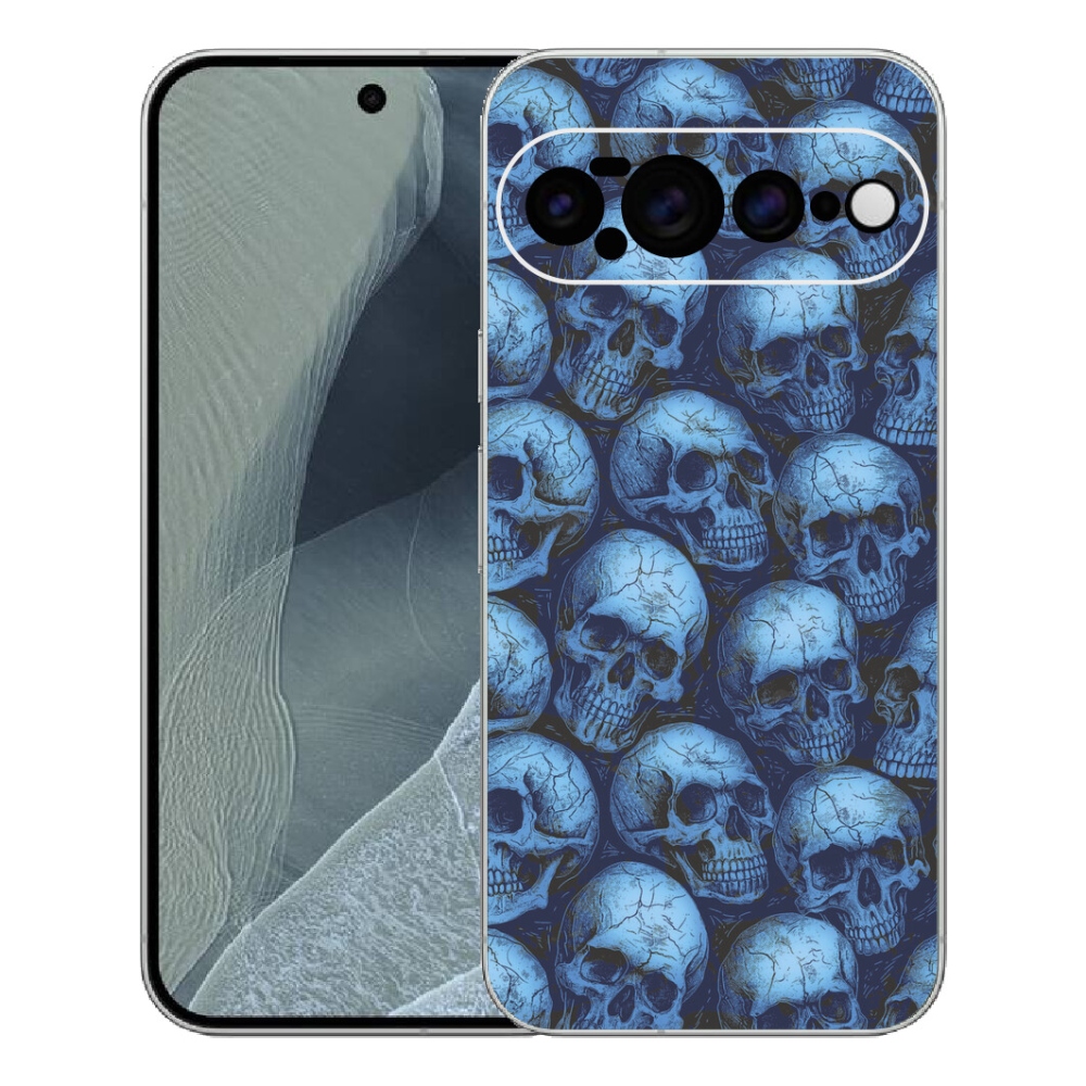Gelový kryt mmCase na Google Pixel 11 Pro XL - lebky