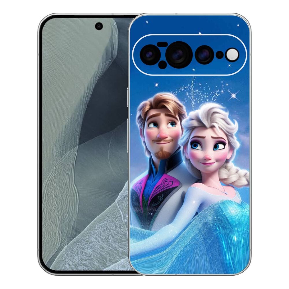 Gelový kryt mmCase na Google Pixel 11 Pro XL - ledové království 1
