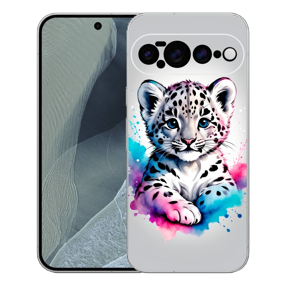 Gelový kryt mmCase na Google Pixel 11 Pro XL - levhartí mládě