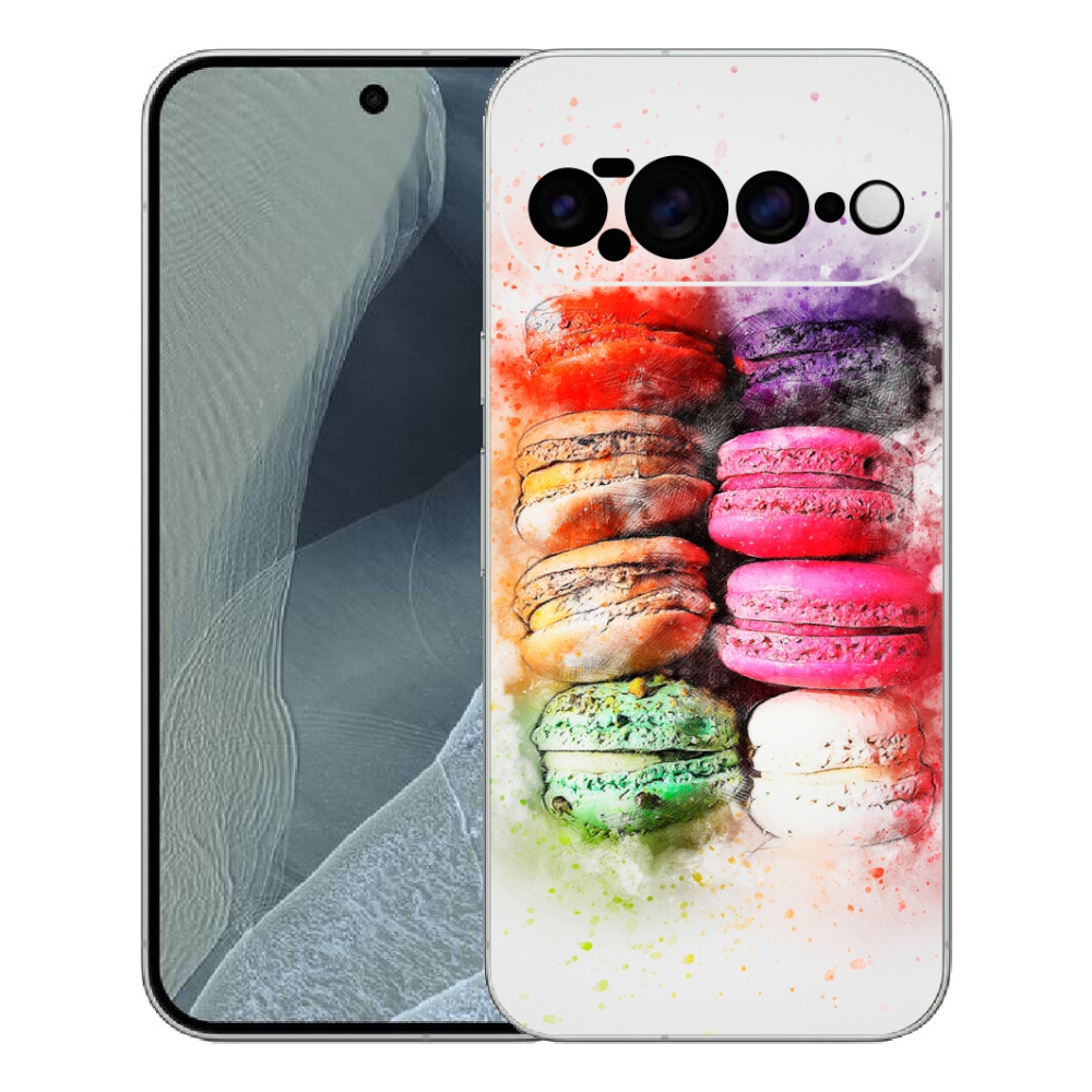 Gelový kryt mmCase na Google Pixel 11 Pro XL - makrónky