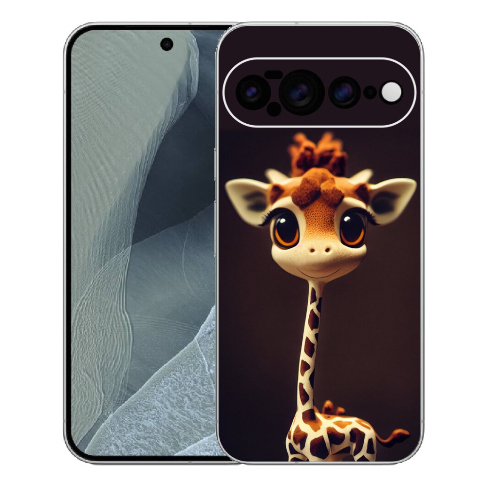 Gelový kryt mmCase na Google Pixel 11 Pro XL - malá žirafa