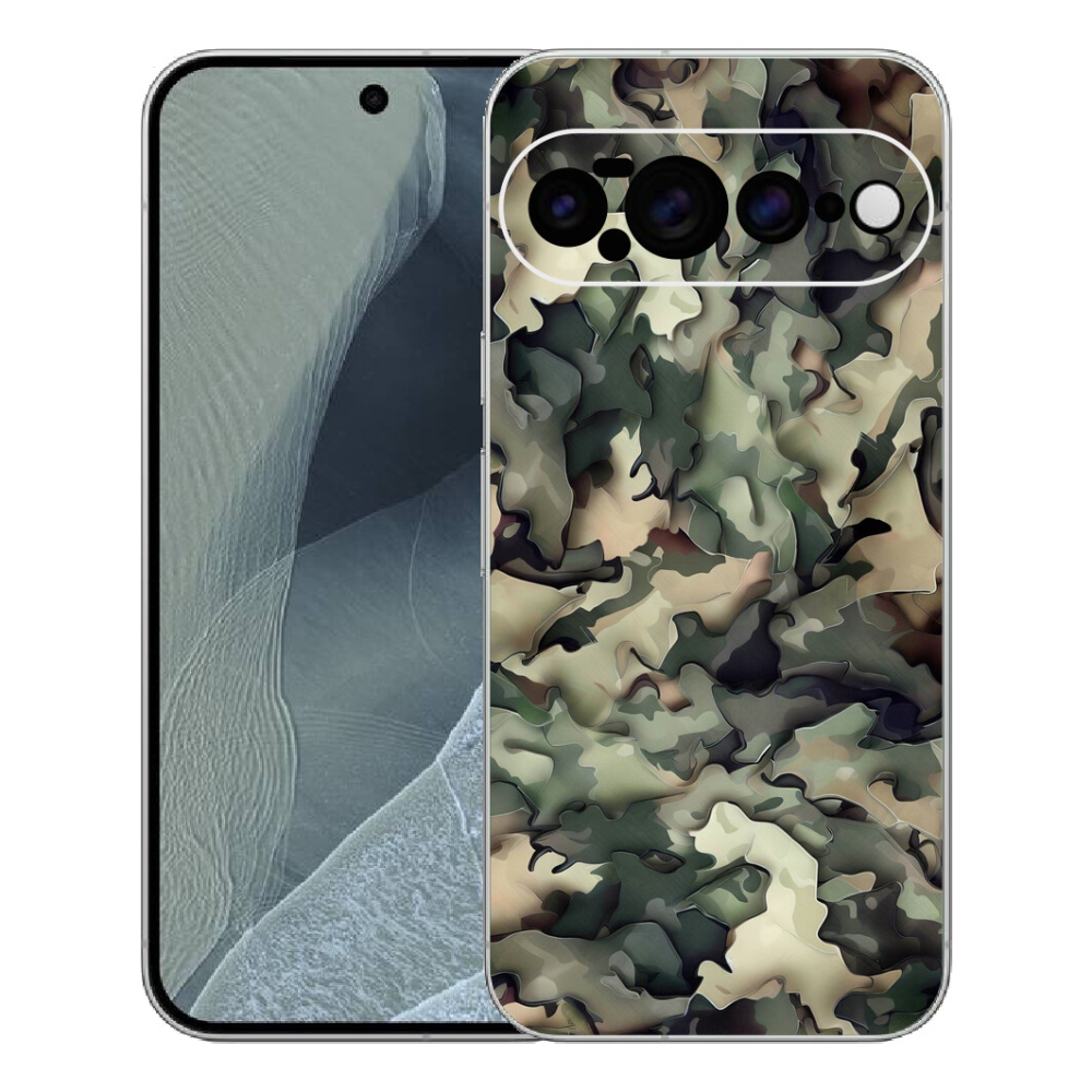 Gelový kryt mmCase na Google Pixel 11 Pro XL - maskáčový vzor 9