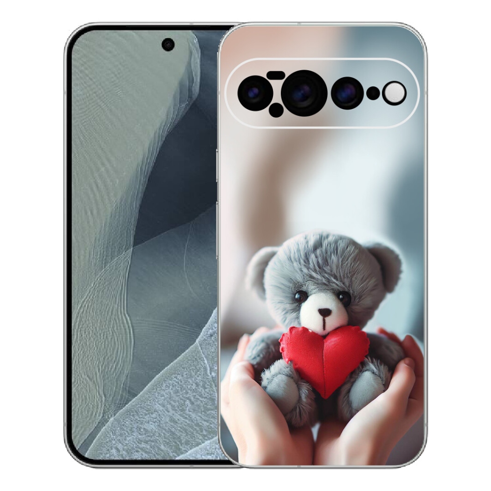 Gelový kryt mmCase na Google Pixel 11 Pro XL - medvídek pro zamilované