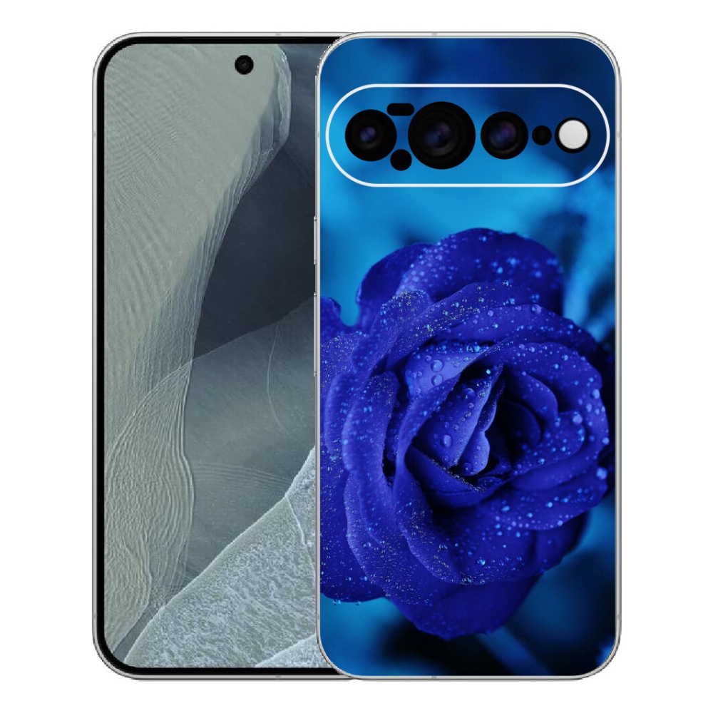 Gelový kryt mmCase na Google Pixel 11 Pro XL - modrá růže