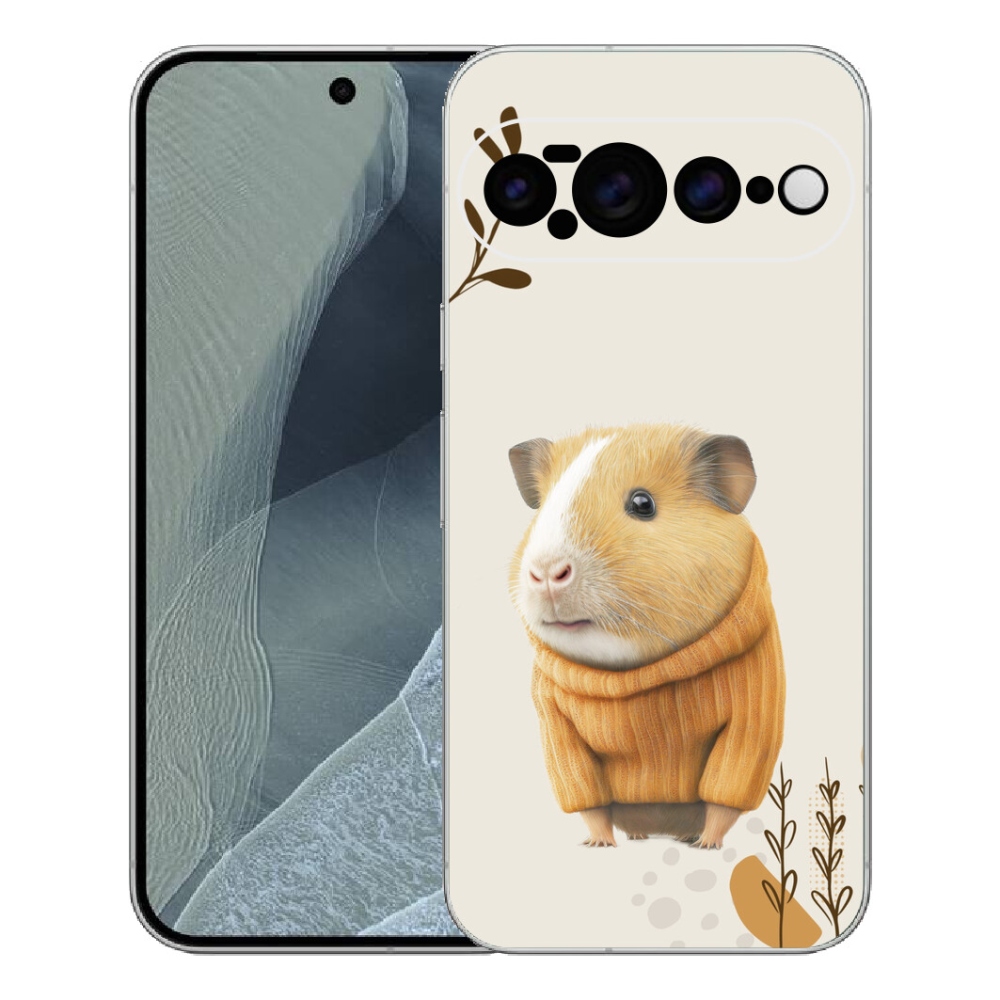 Gelový kryt mmCase na Google Pixel 11 Pro XL - morče ve svetru