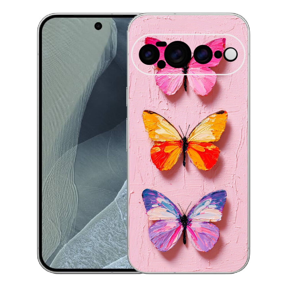Gelový kryt mmCase na Google Pixel 11 Pro XL - motýlí trojice