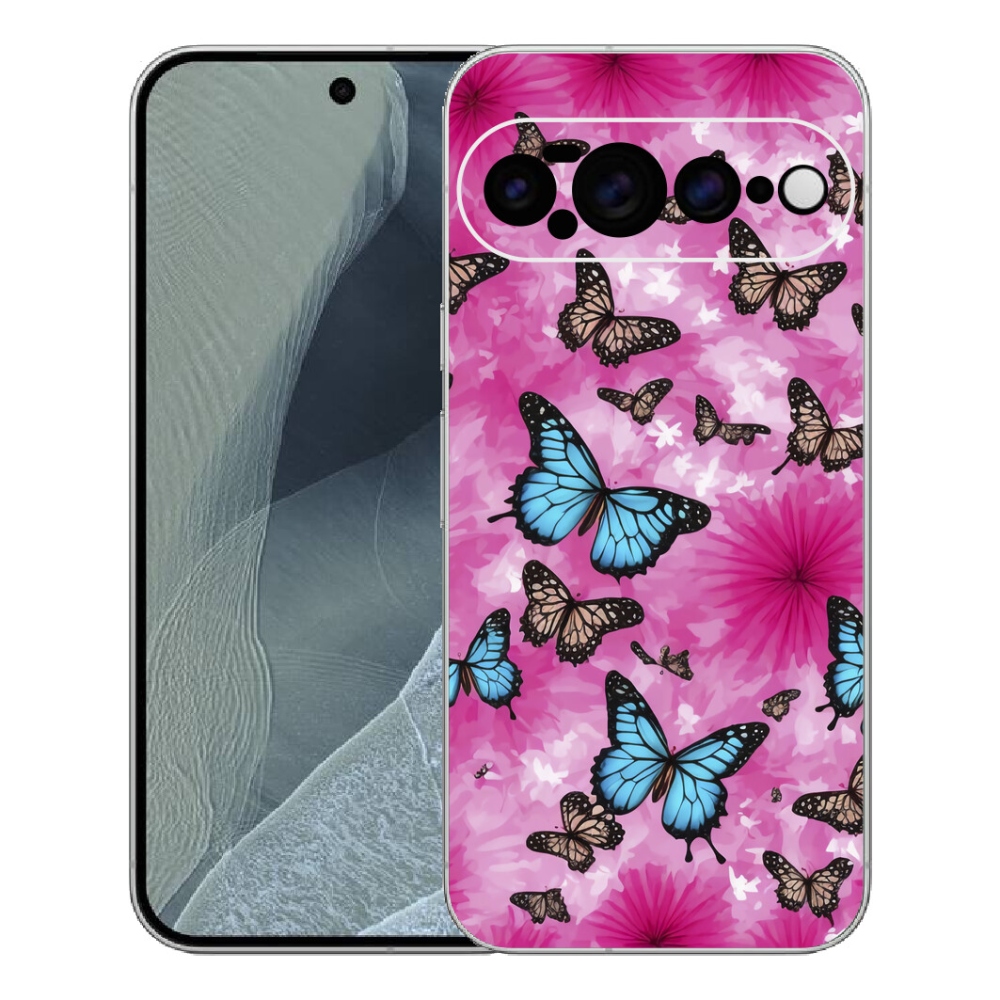 Gelový kryt mmCase na Google Pixel 11 Pro XL - motýlí zahrada