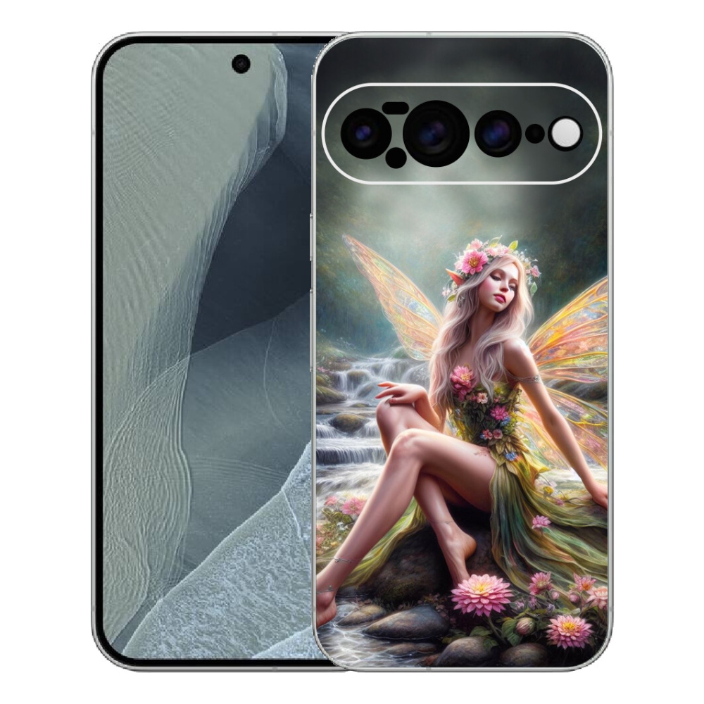 Gelový kryt mmCase na Google Pixel 11 Pro XL - motýlí žena 1