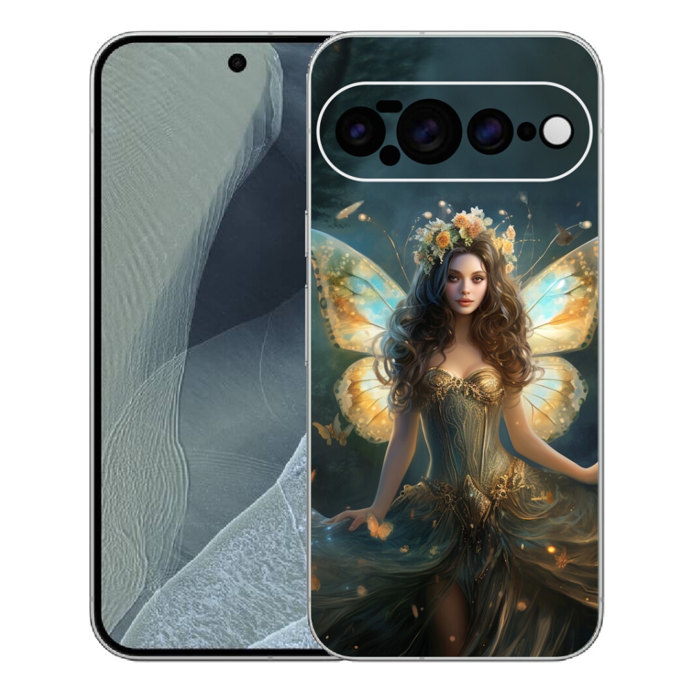 Gelový kryt mmCase na Google Pixel 11 Pro XL - motýlí žena