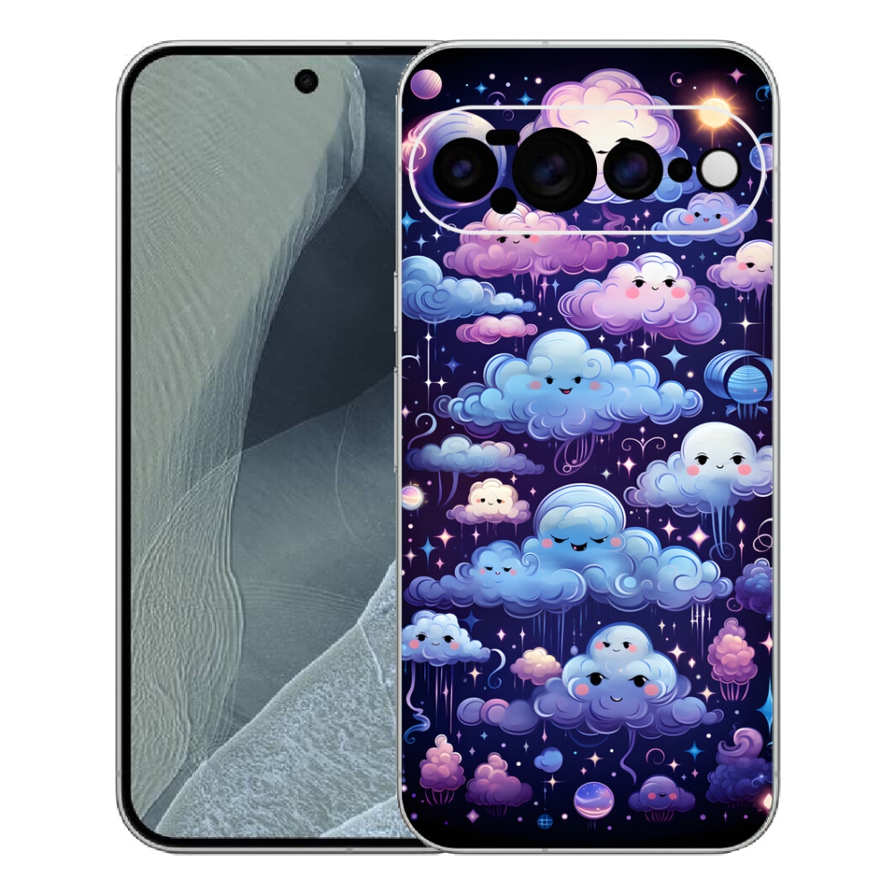 Gelový kryt mmCase na Google Pixel 11 Pro XL - mráčky