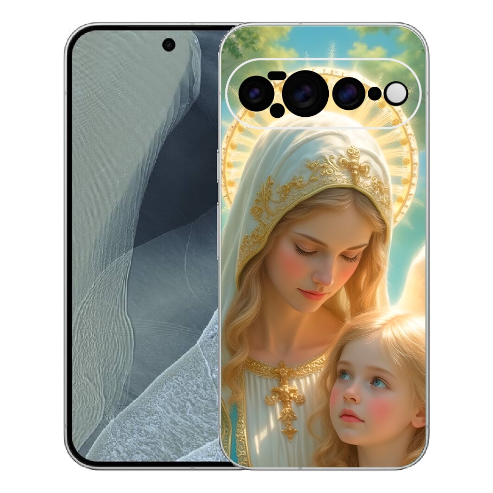 Gelový kryt mmCase na Google Pixel 11 Pro XL - náboženský motiv 2