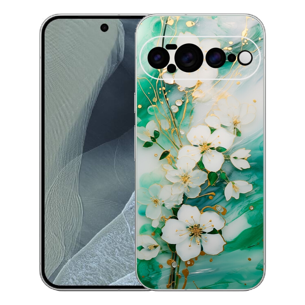 Gelový kryt mmCase na Google Pixel 11 Pro XL - něžné květy