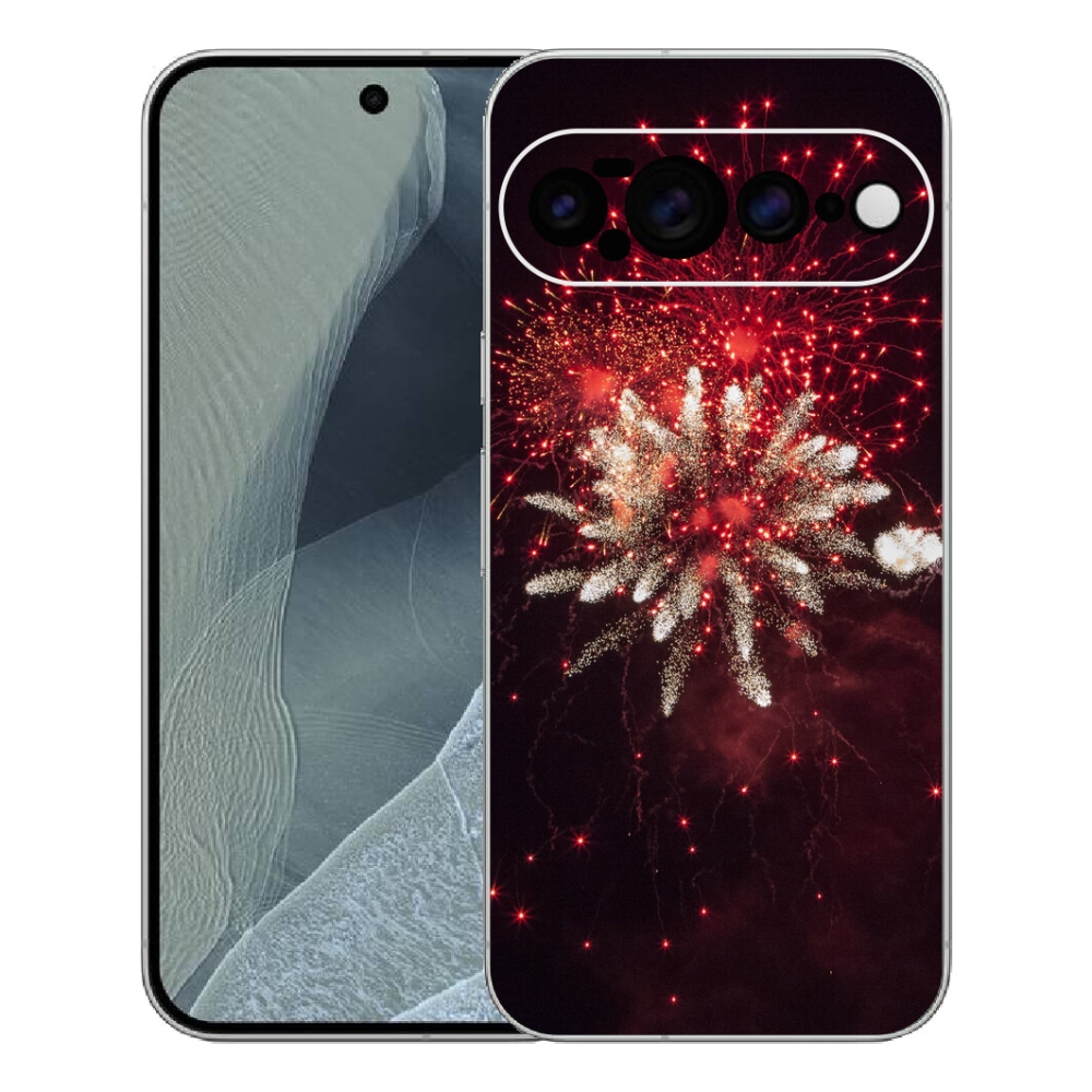 Gelový kryt mmCase na Google Pixel 11 Pro XL - ohňostroj