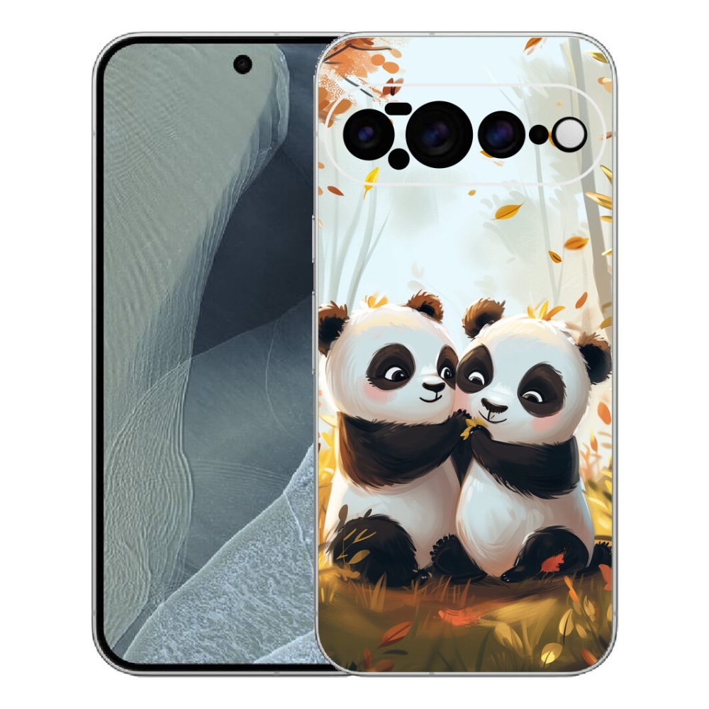 Gelový kryt mmCase na Google Pixel 11 Pro XL - pandy