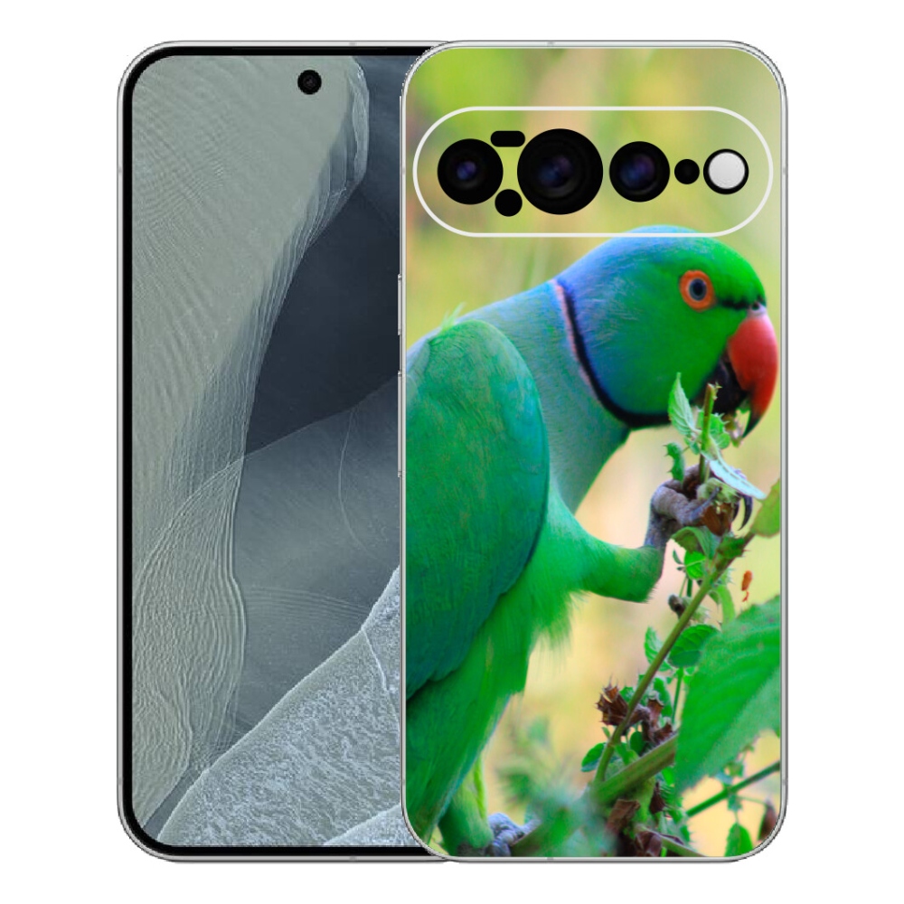 Gelový kryt mmCase na Google Pixel 11 Pro XL - papoušek alexandr