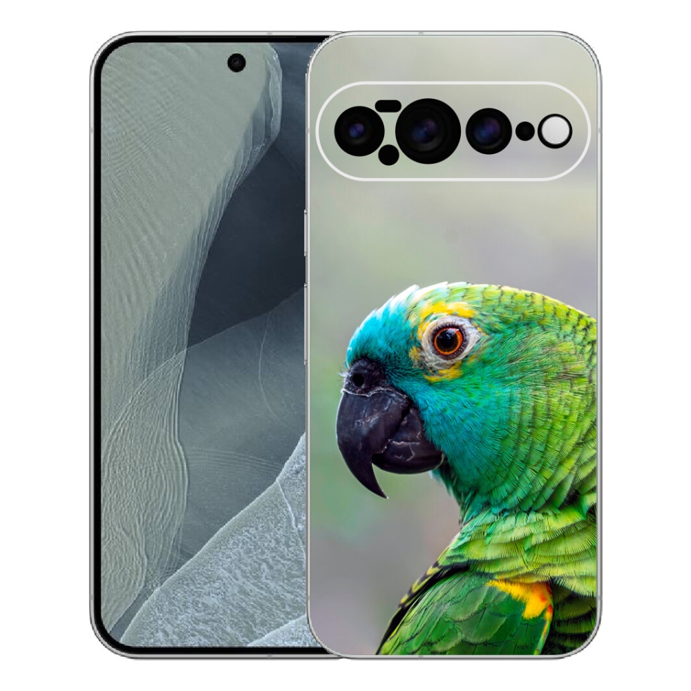 Gelový kryt mmCase na Google Pixel 11 Pro XL - papoušek amazoňan