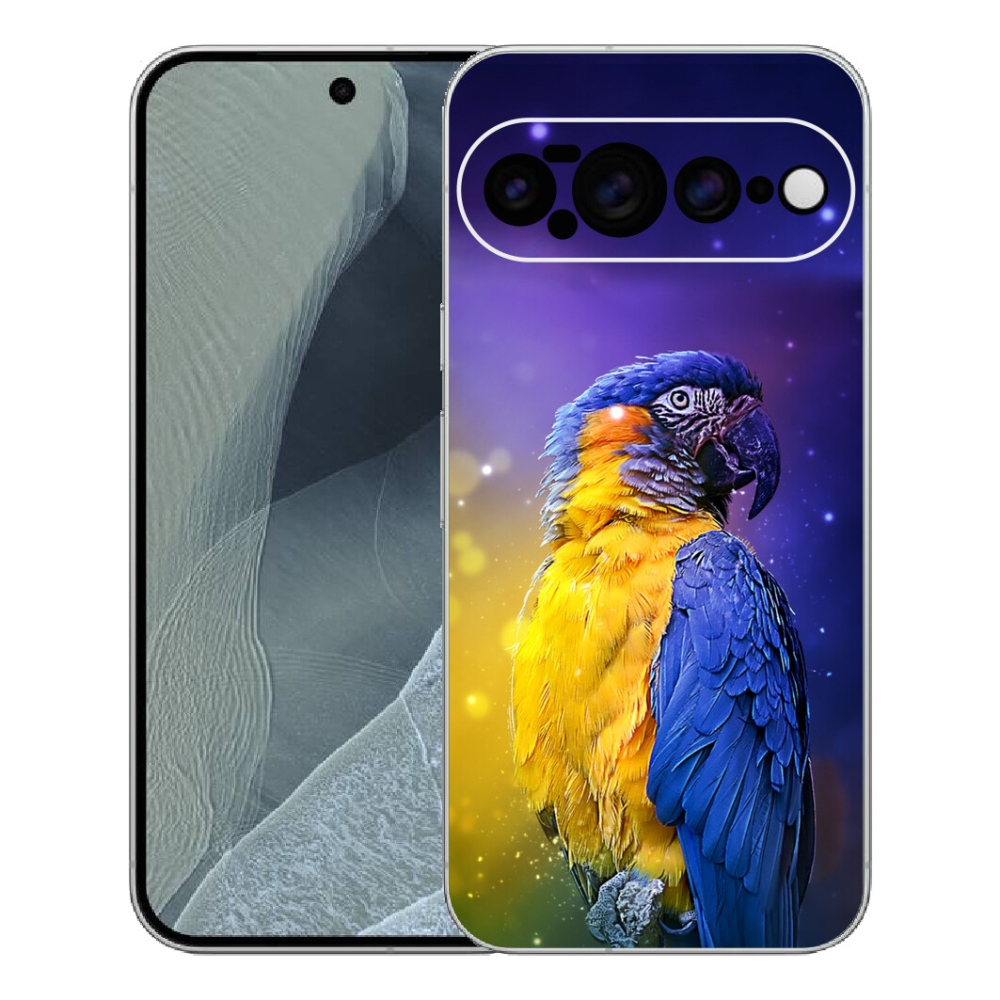 Gelový kryt mmCase na Google Pixel 11 Pro XL - papoušek ara 1