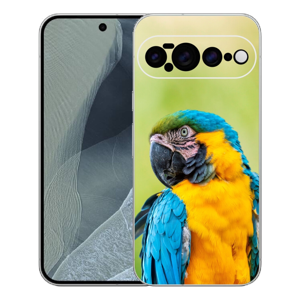 Gelový kryt mmCase na Google Pixel 11 Pro XL - papoušek ara 2