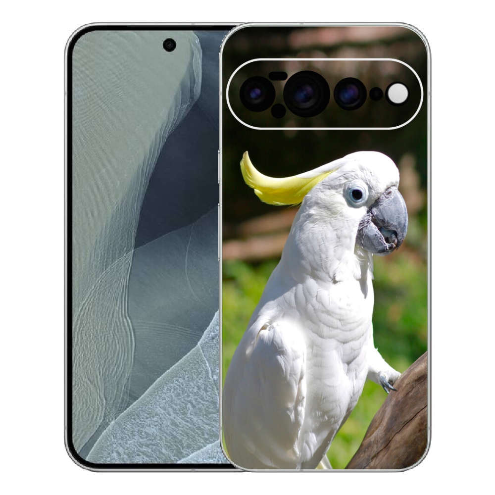 Gelový kryt mmCase na Google Pixel 11 Pro XL - papoušek kakadu 2