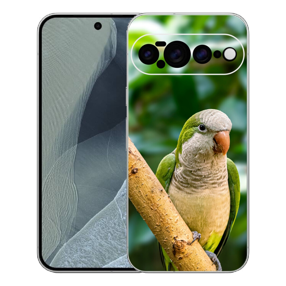 Gelový kryt mmCase na Google Pixel 11 Pro XL - papoušek mníšek