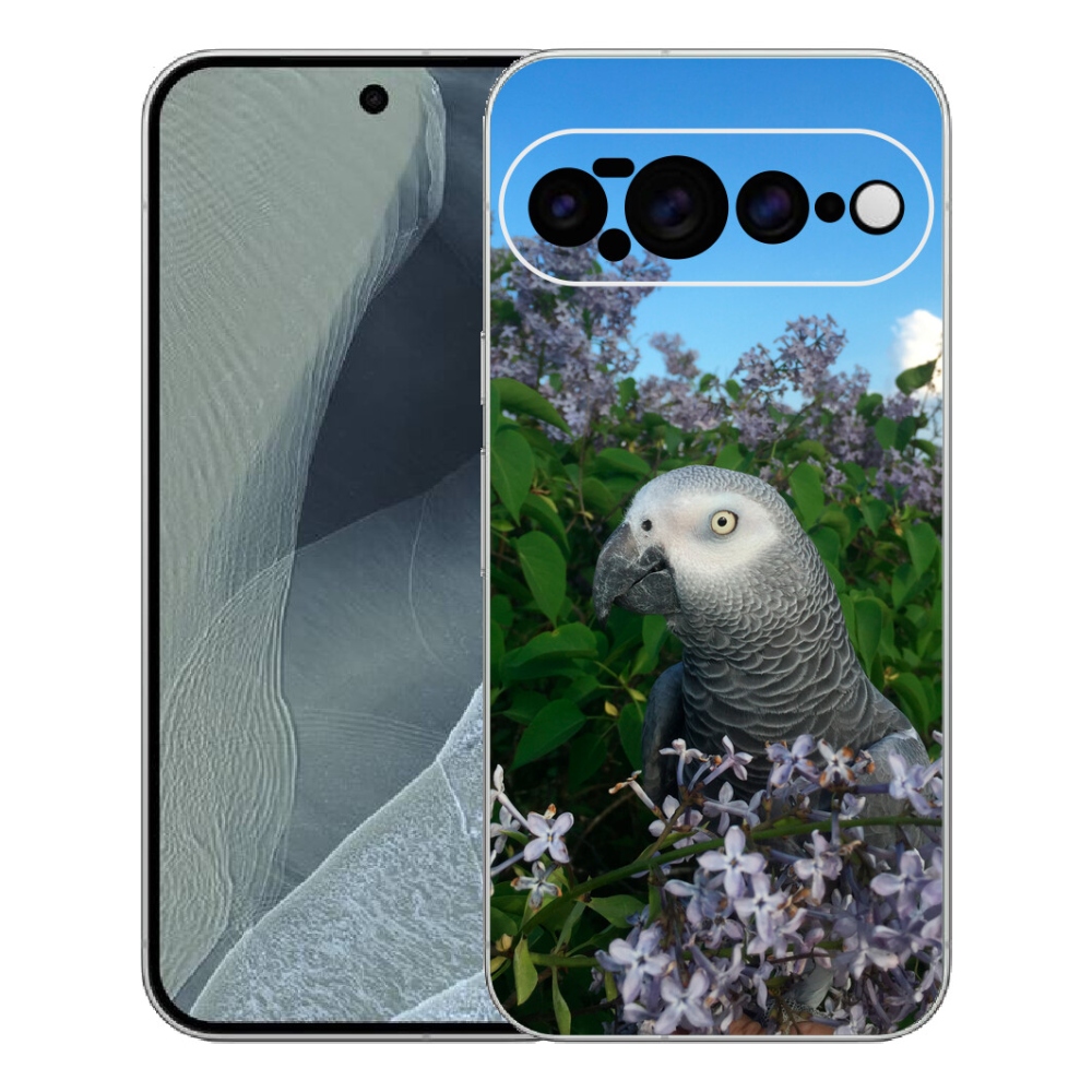 Gelový kryt mmCase na Google Pixel 11 Pro XL - papoušek žako