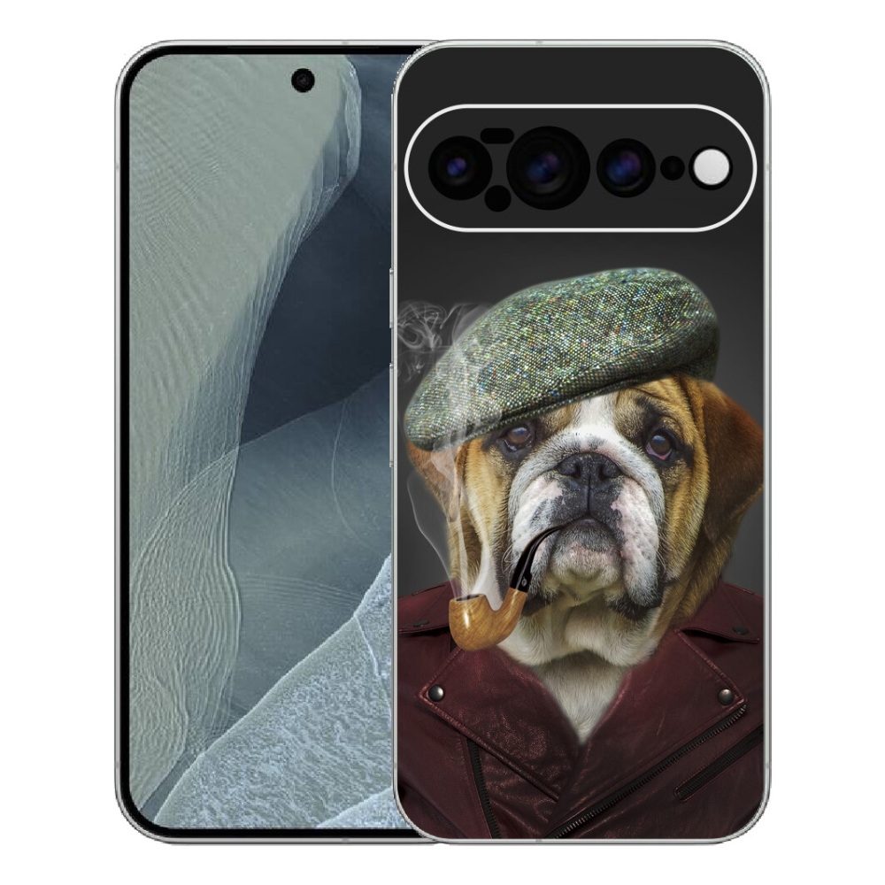 Gelový kryt mmCase na Google Pixel 11 Pro XL - pes s fajfkou