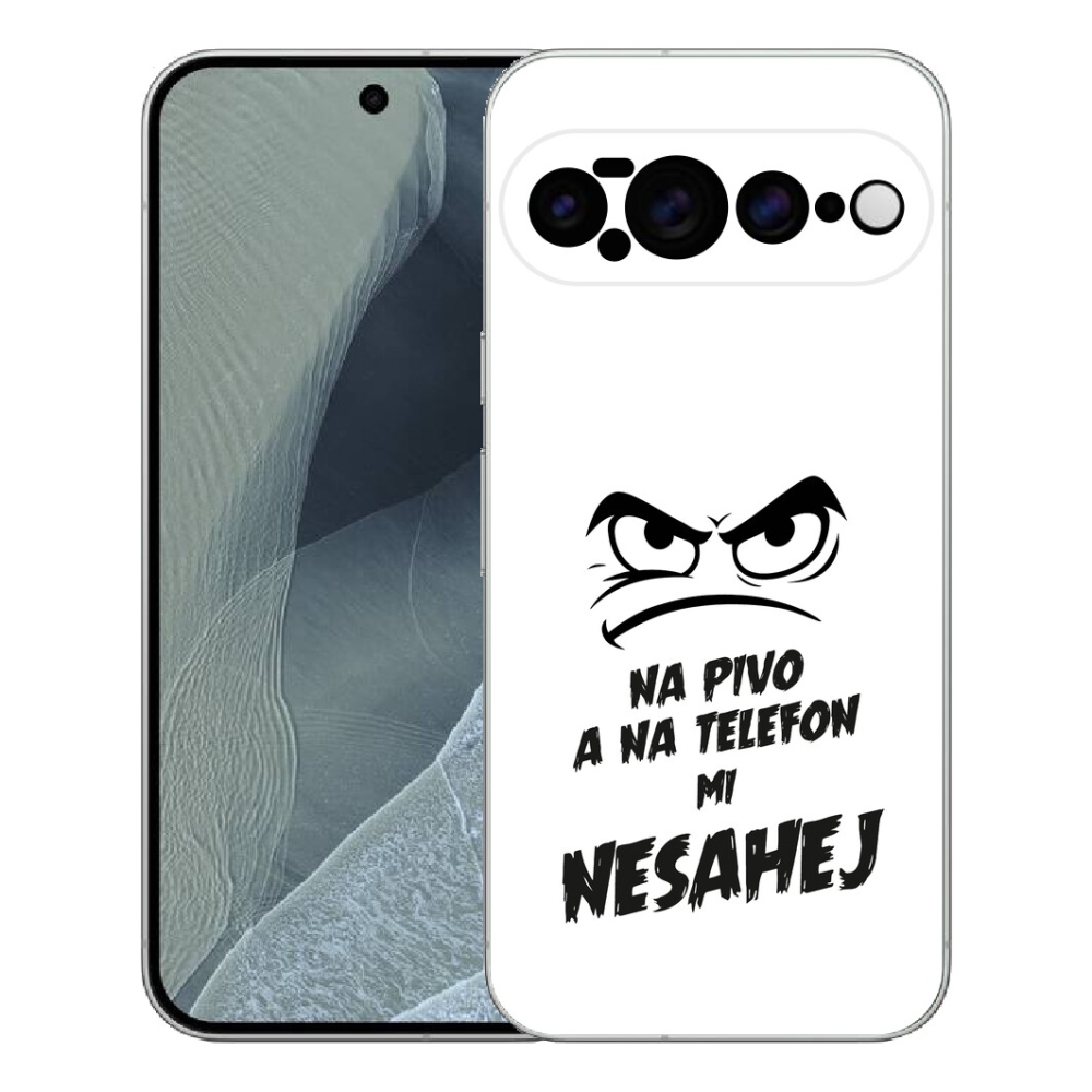 Gelový kryt mmCase na Google Pixel 11 Pro XL - pivní motiv 2 bílé pozadí