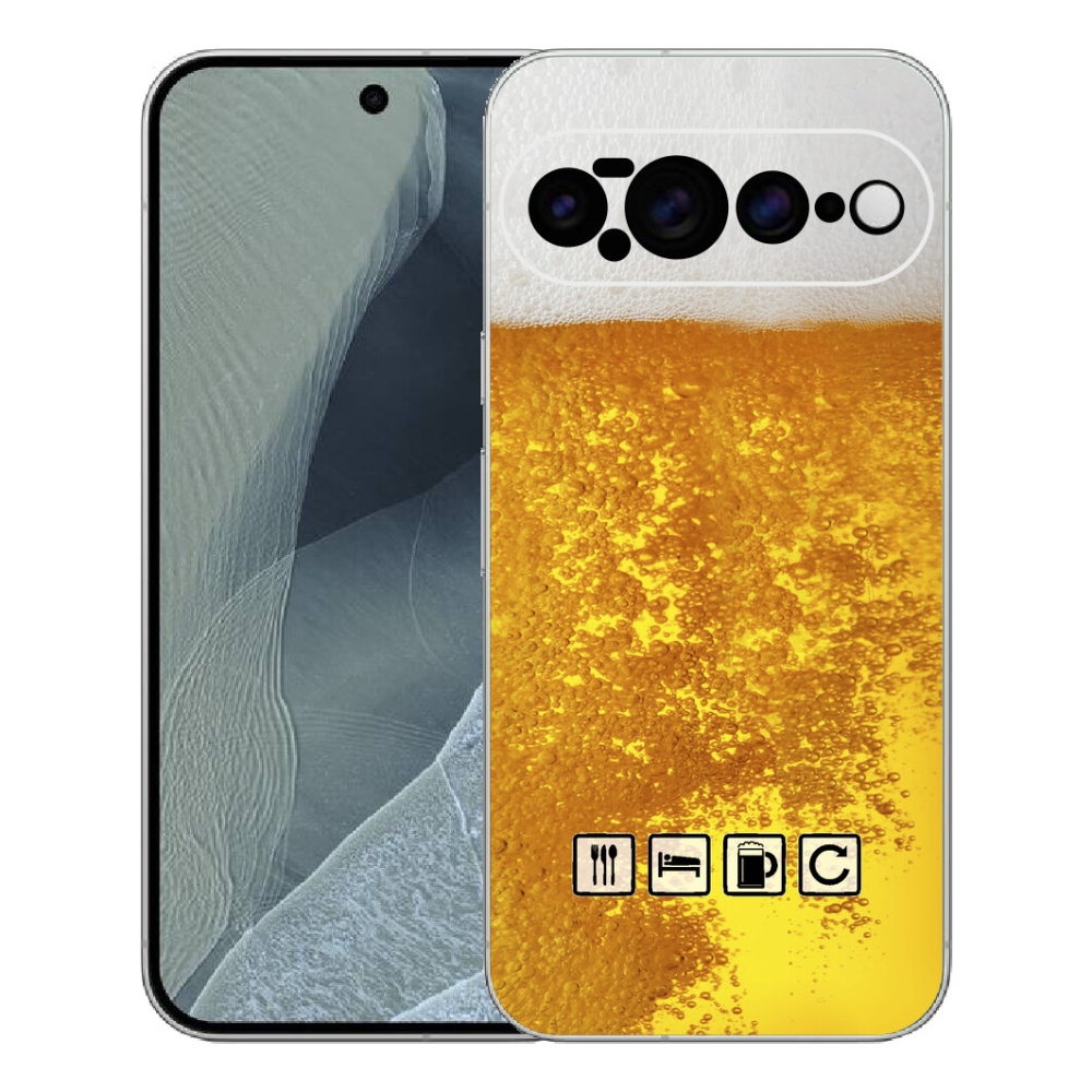 Gelový kryt mmCase na Google Pixel 11 Pro XL - pivní motiv 3