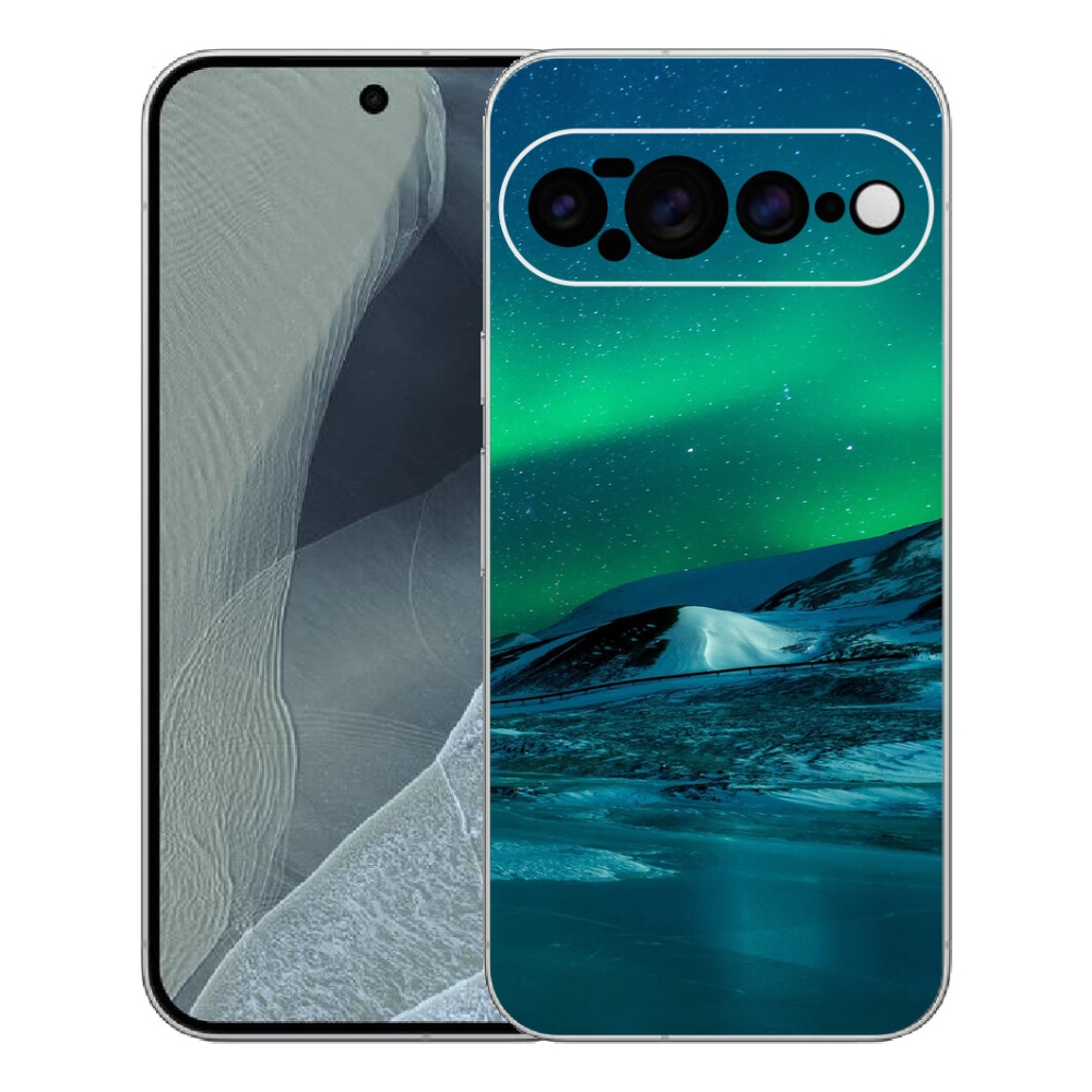 Gelový kryt mmCase na Google Pixel 11 Pro XL - polární záře